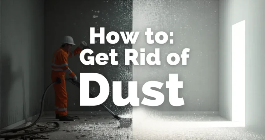 How to Get Rid of Construction Dust Quickly Without Spreading It