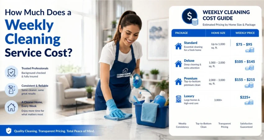 Expert Guide: How Much Does a Weekly Cleaning Service Cost
