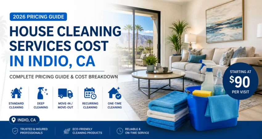 How Much Does House Cleaning Cost in Indio, CA?