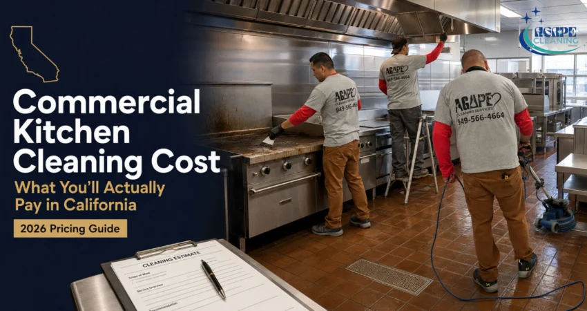 Commercial Kitchen Cleaning Cost in California