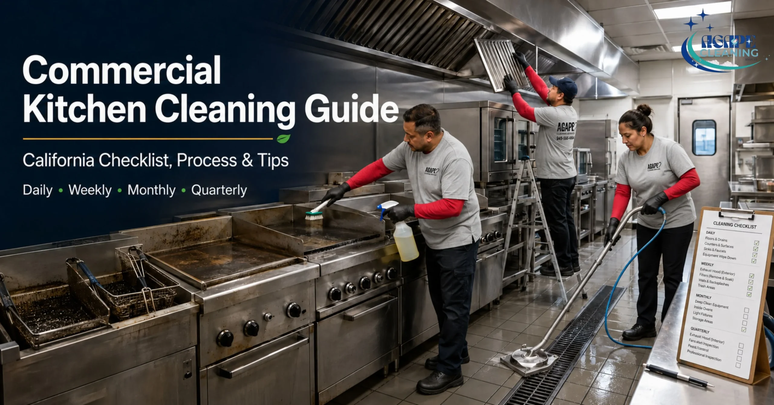Commercial Kitchen Cleaning Guide in California
