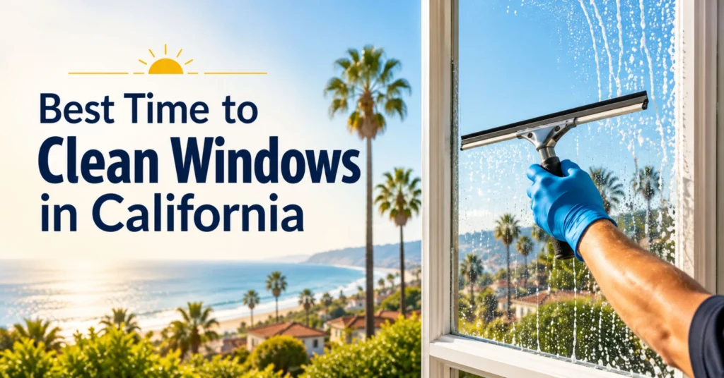 How to Choose the Best Time to Clean Windows in California