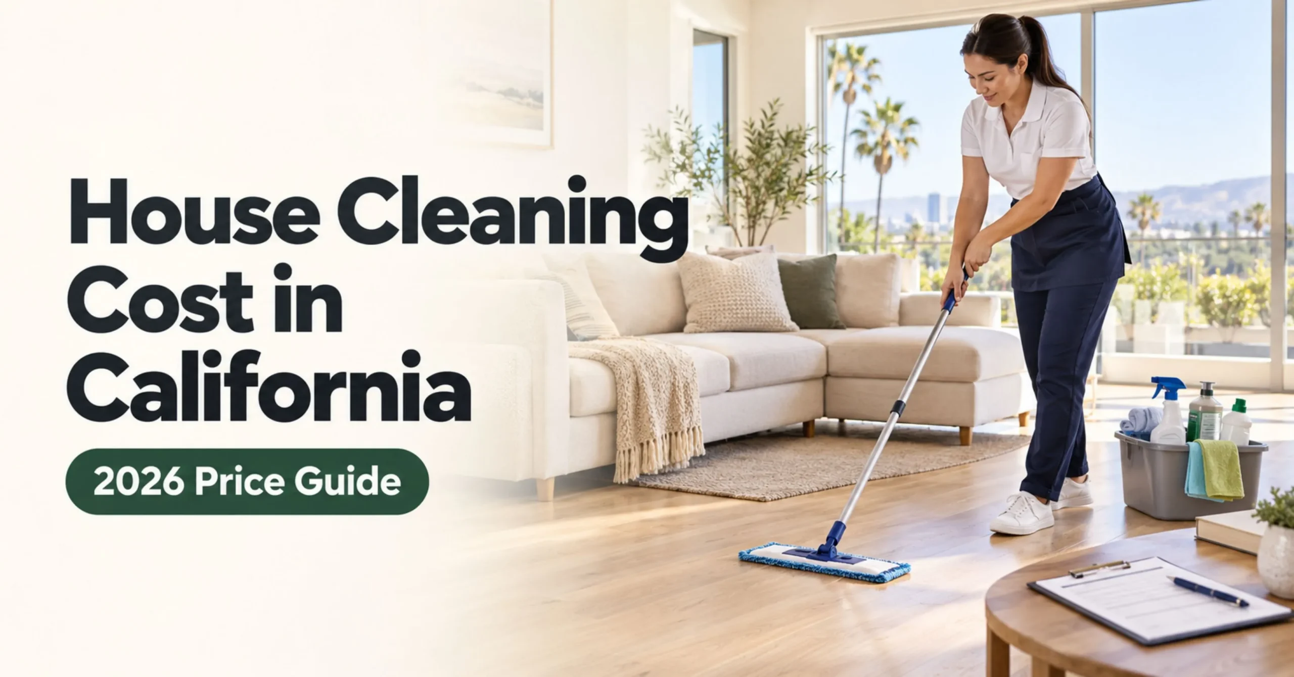 How Much Does House Cleaning Cost in California 2026?